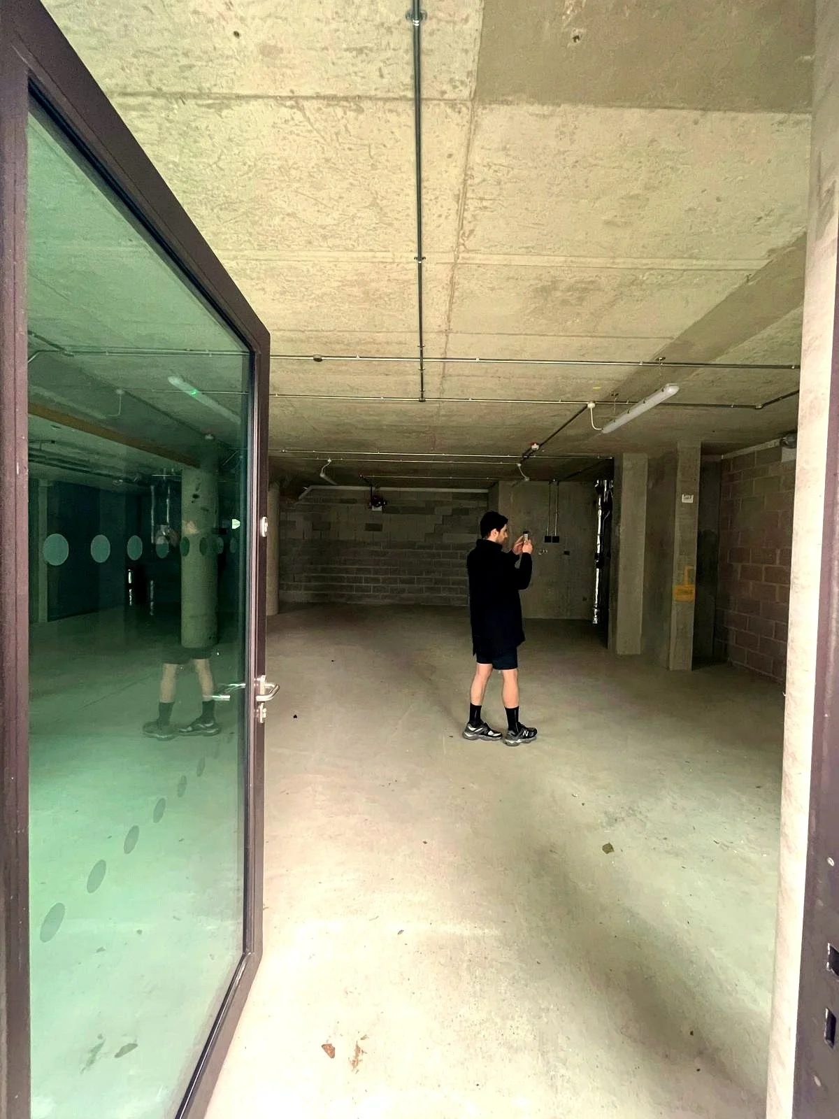 Shell & Core — Entrance area prior to works.