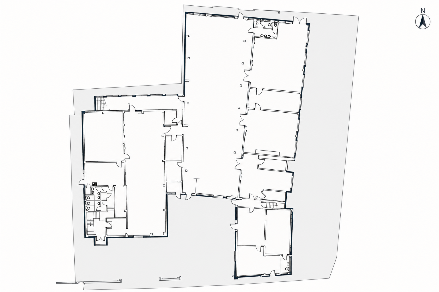 Generated existing-site plan based on available source material; not a measured or title survey.