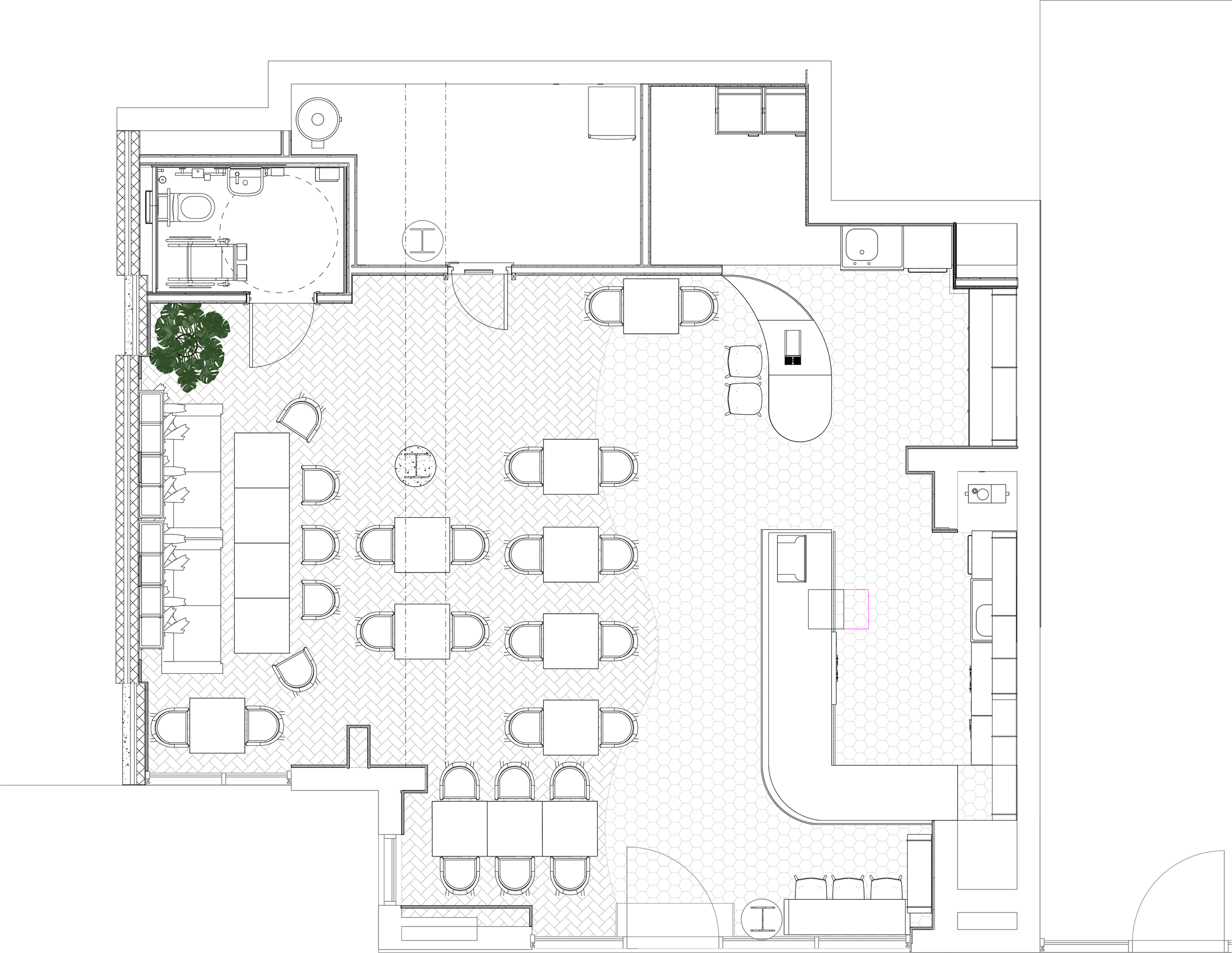 Proposed Floor Plan — Option 1 layout study.