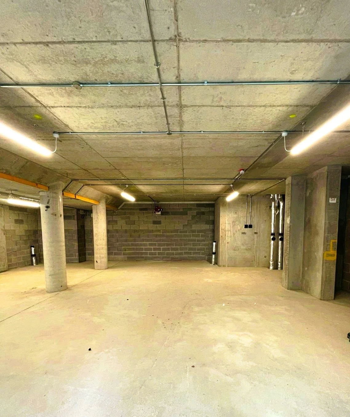 Shell & Core — Raw interior prior to fit-out.