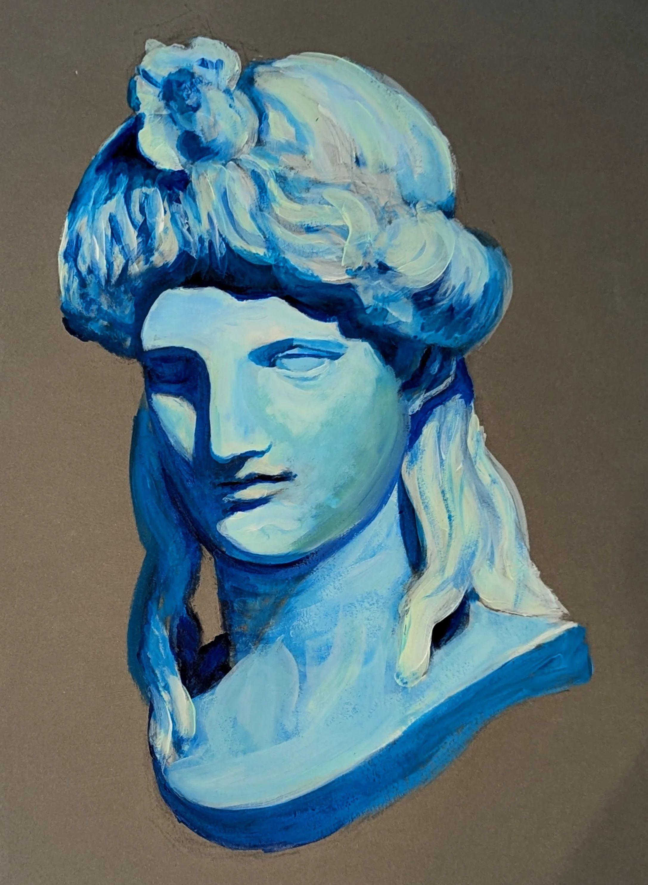 Portrait cast
Acrylic on Paper
30x42cm (A3)