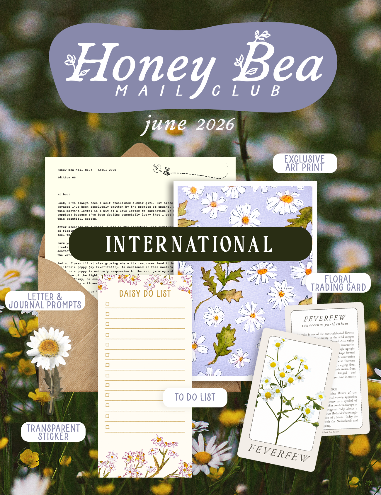 Honey Bea Mail Club - Int.