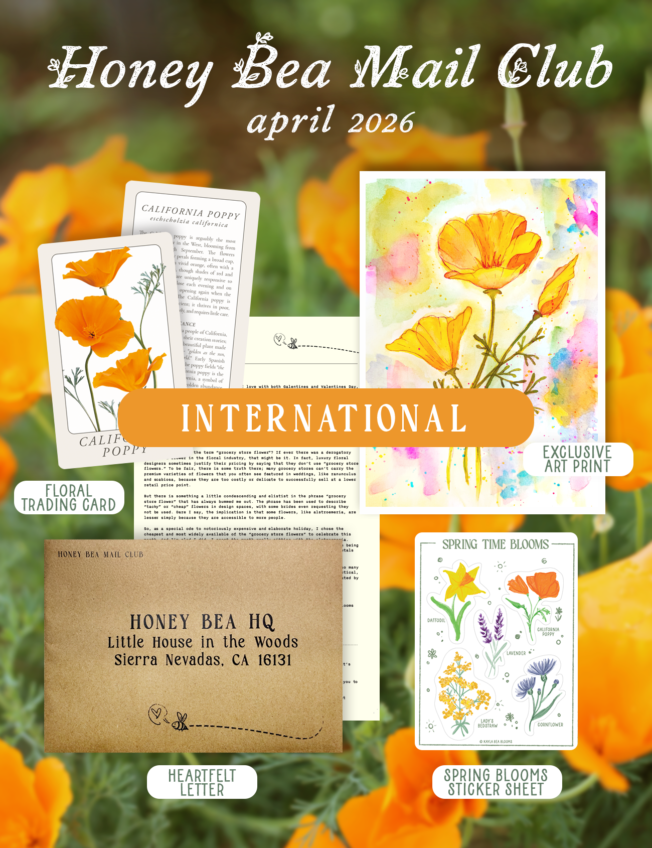 Honey Bea Mail Club - Int.