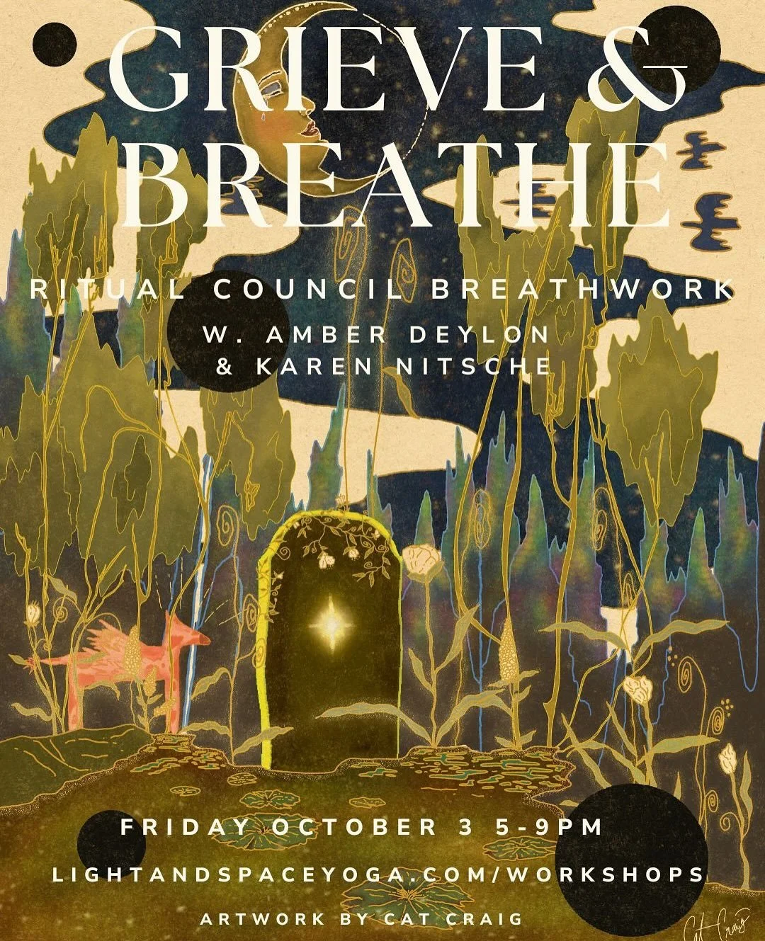Grieve &amp; Breathe autumn session arrives on 10.3 to @lightandspaceyoga it will be a such a treat welcoming back @karen.nitsche i am thrilled to offer this opportunity for our grief to be felt, ritualized, spoken and moved 🌬️with love, devotion an
