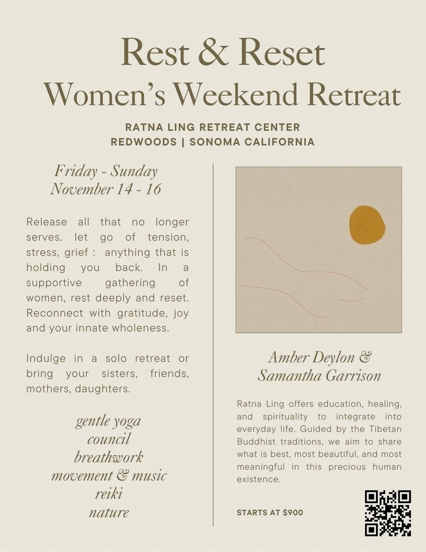 this summer has been busy busy, go go go. i am very much looking forward to going to the forest. slowing down, being quiet, listening, relaxing, resting. with a group of women needing the same. is that you? join me and the wonderful @samanthajones.80