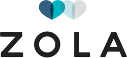 Zola logo with stylized blue and gray heart symbol