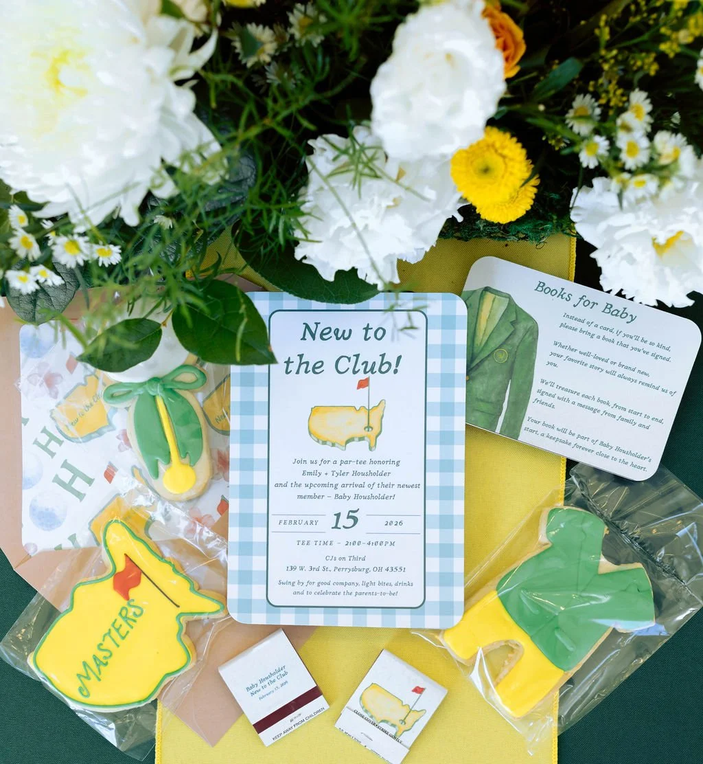 Winter baby shower at CJs on Third in Perrysburg, Ohio planning and coordination by Ann Neely Events.