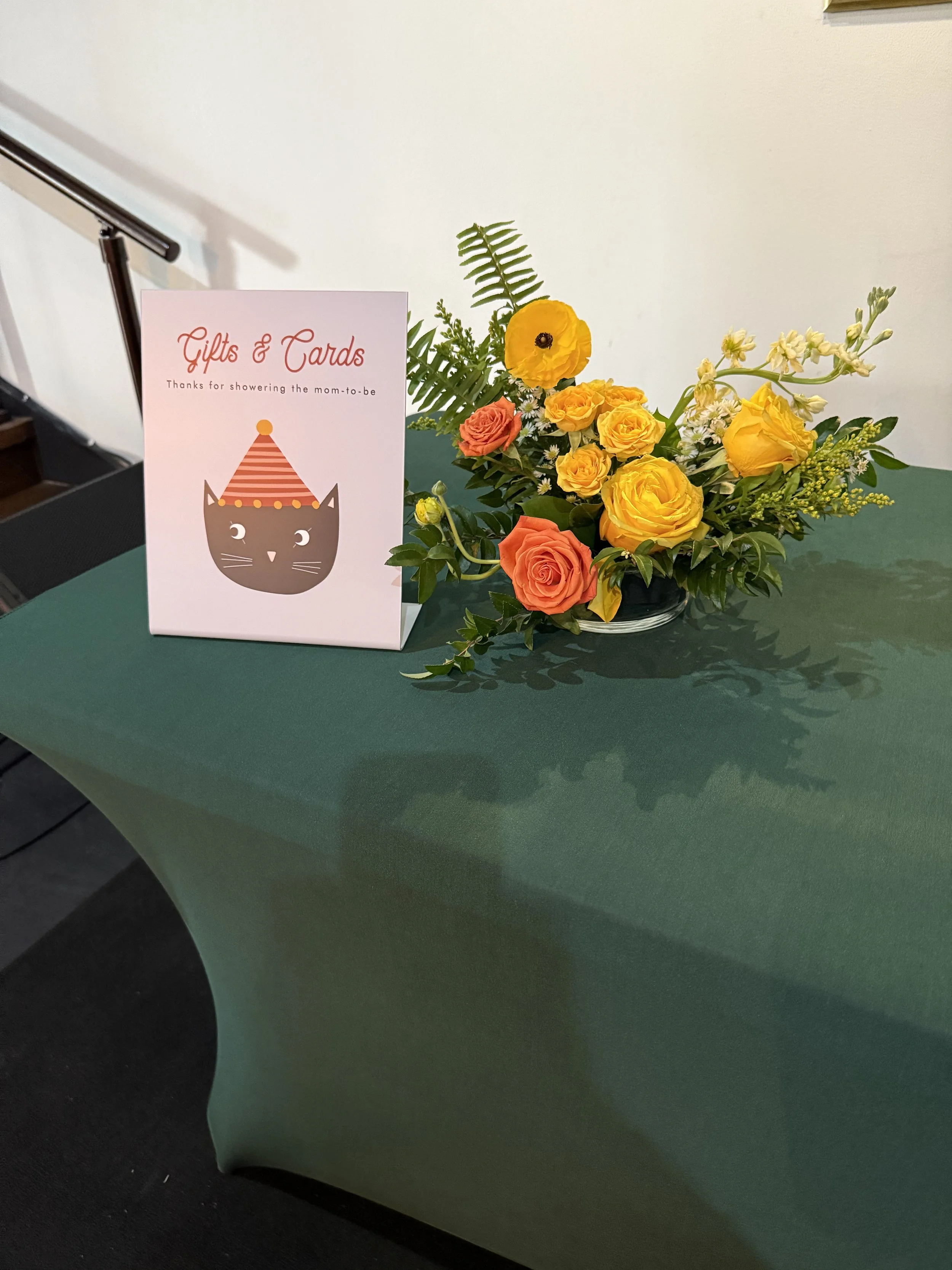 Spring baby shower at TolHouse in Toledo, Ohio coordination by Ann Neely Events.