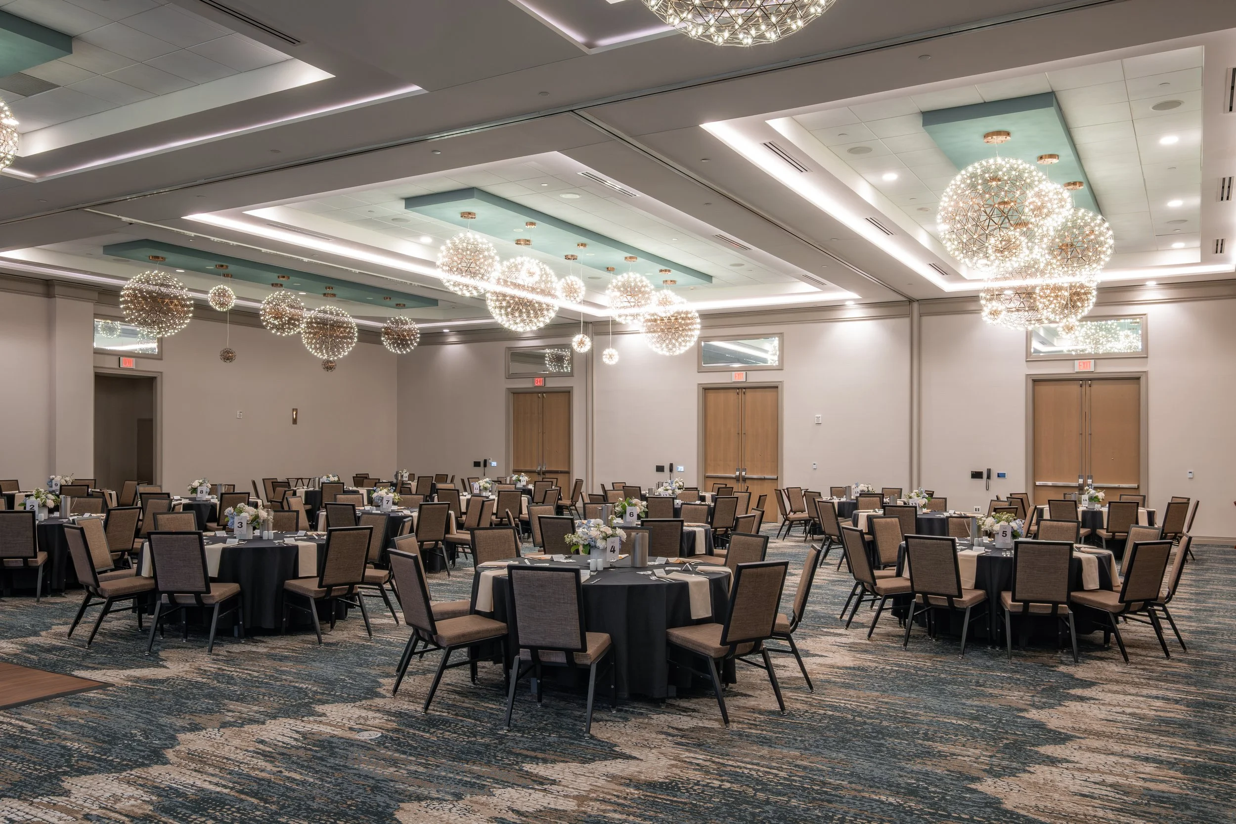 Winter corporate event at Hilton Garden Inn Downtown Toledo in Toledo, Ohio planning and coordination by Ann Neely Events.