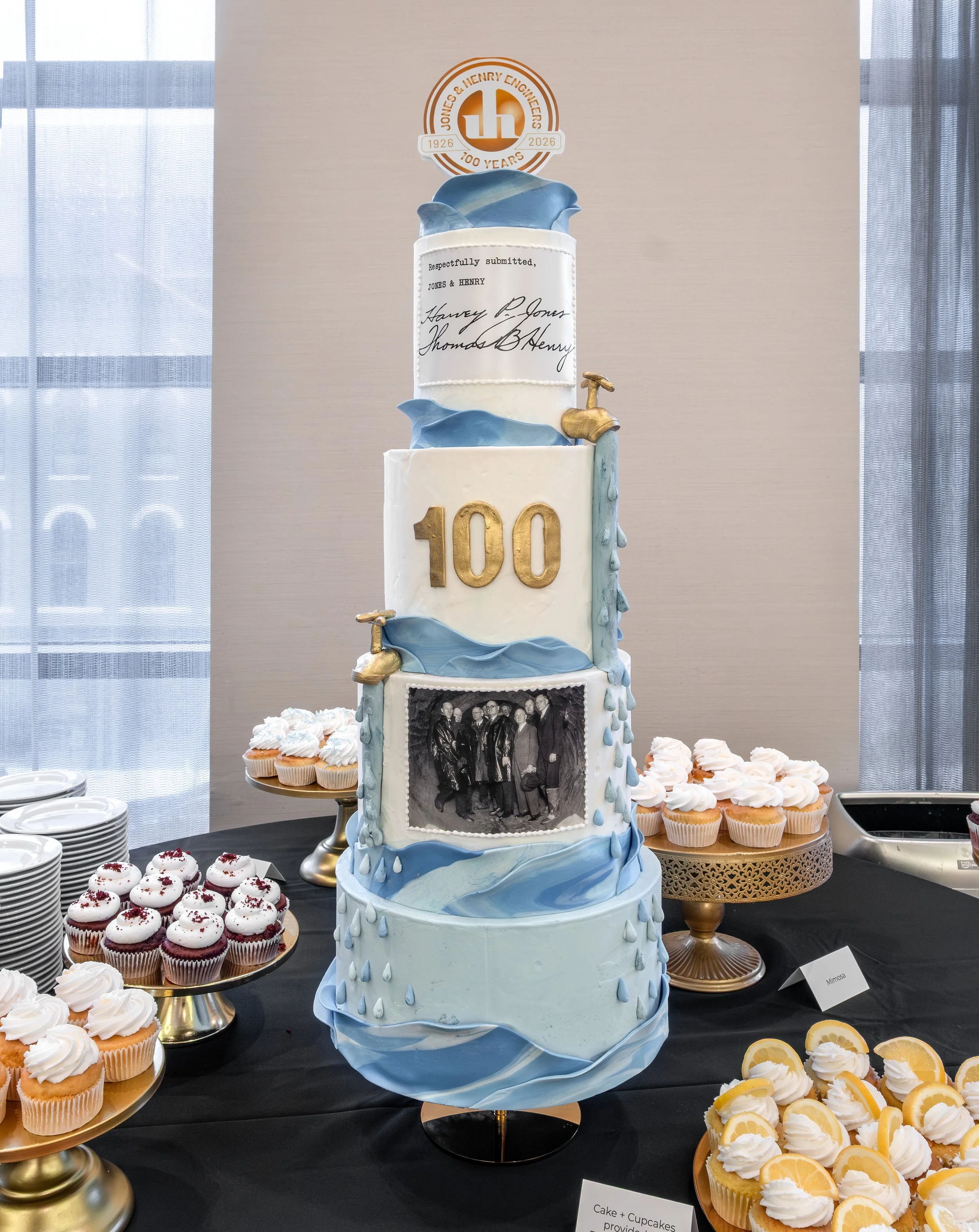 Winter corporate event at Hilton Garden Inn Downtown Toledo in Toledo, Ohio planning and coordination by Ann Neely Events.