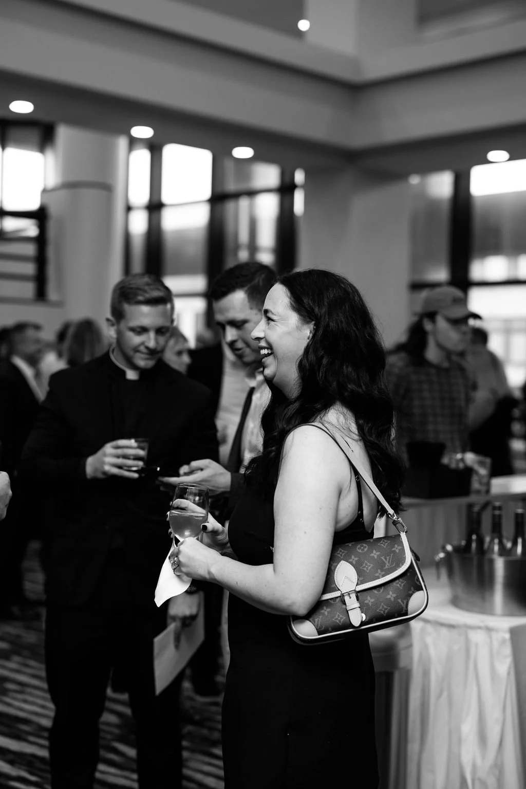 Fall wedding at Hilton Garden Inn Downtown Toledo in Toledo, Ohio coordinated by Ann Neely Events.