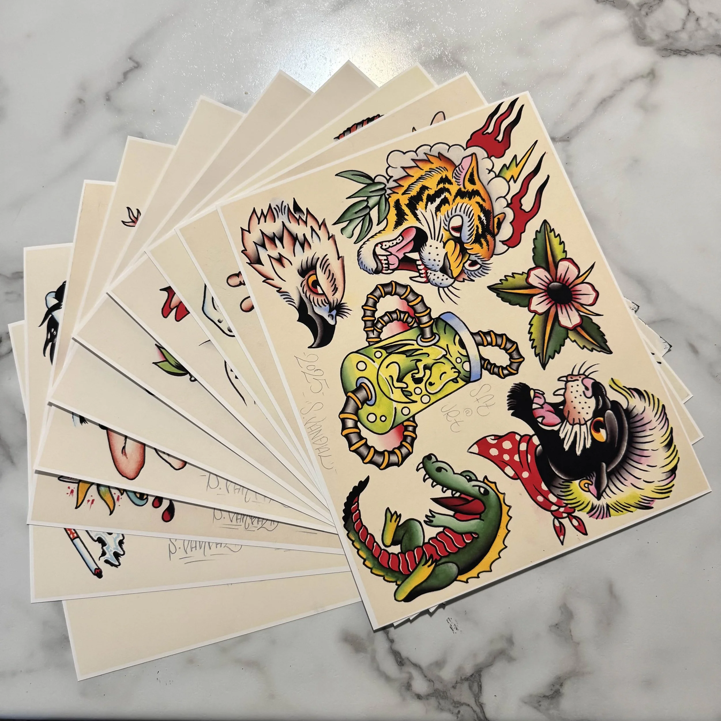 Cover Paper 2025 Sheets (10 print set)