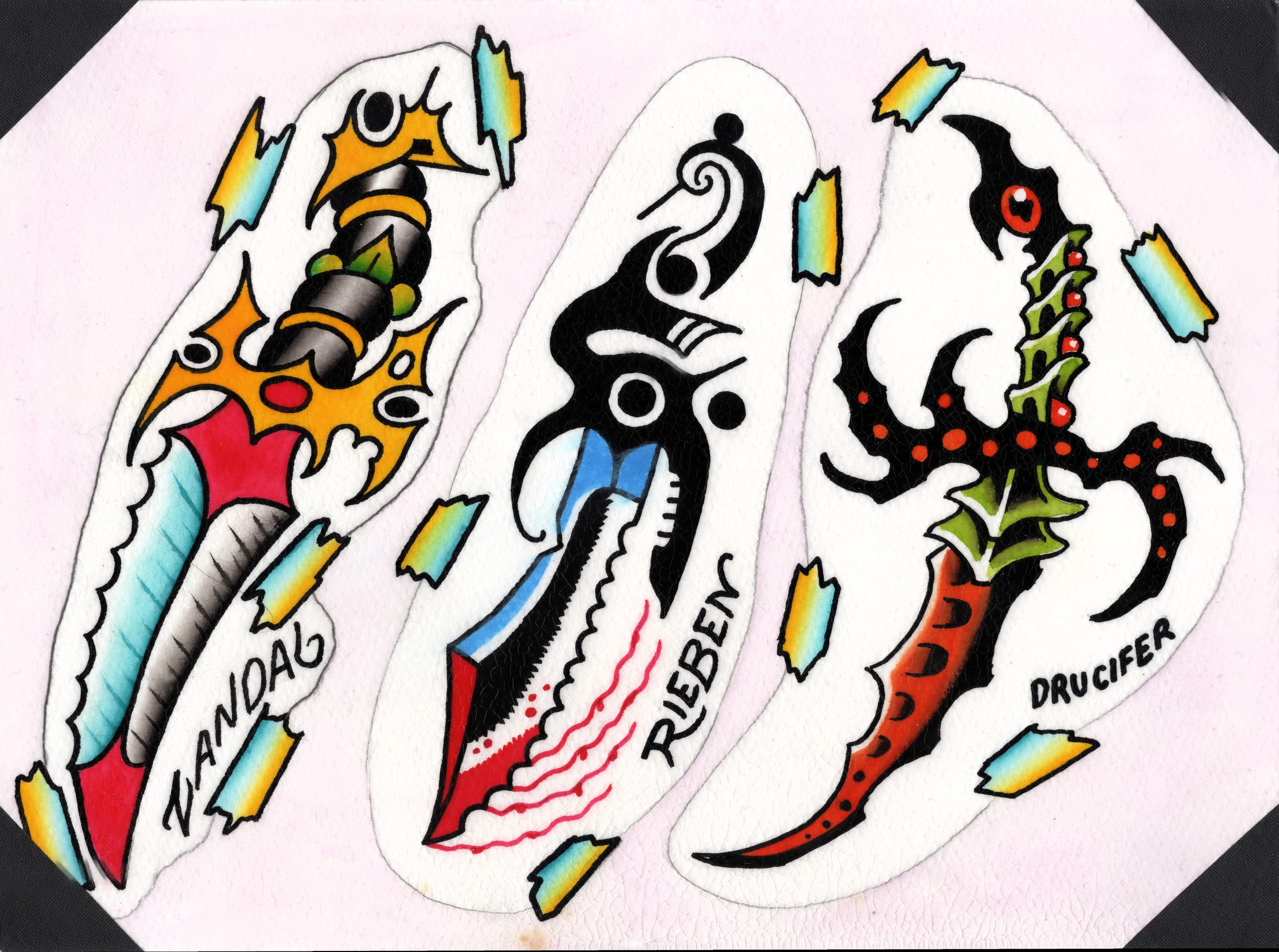 Daggers split w/ Christian Rieben and Drucifer (original)