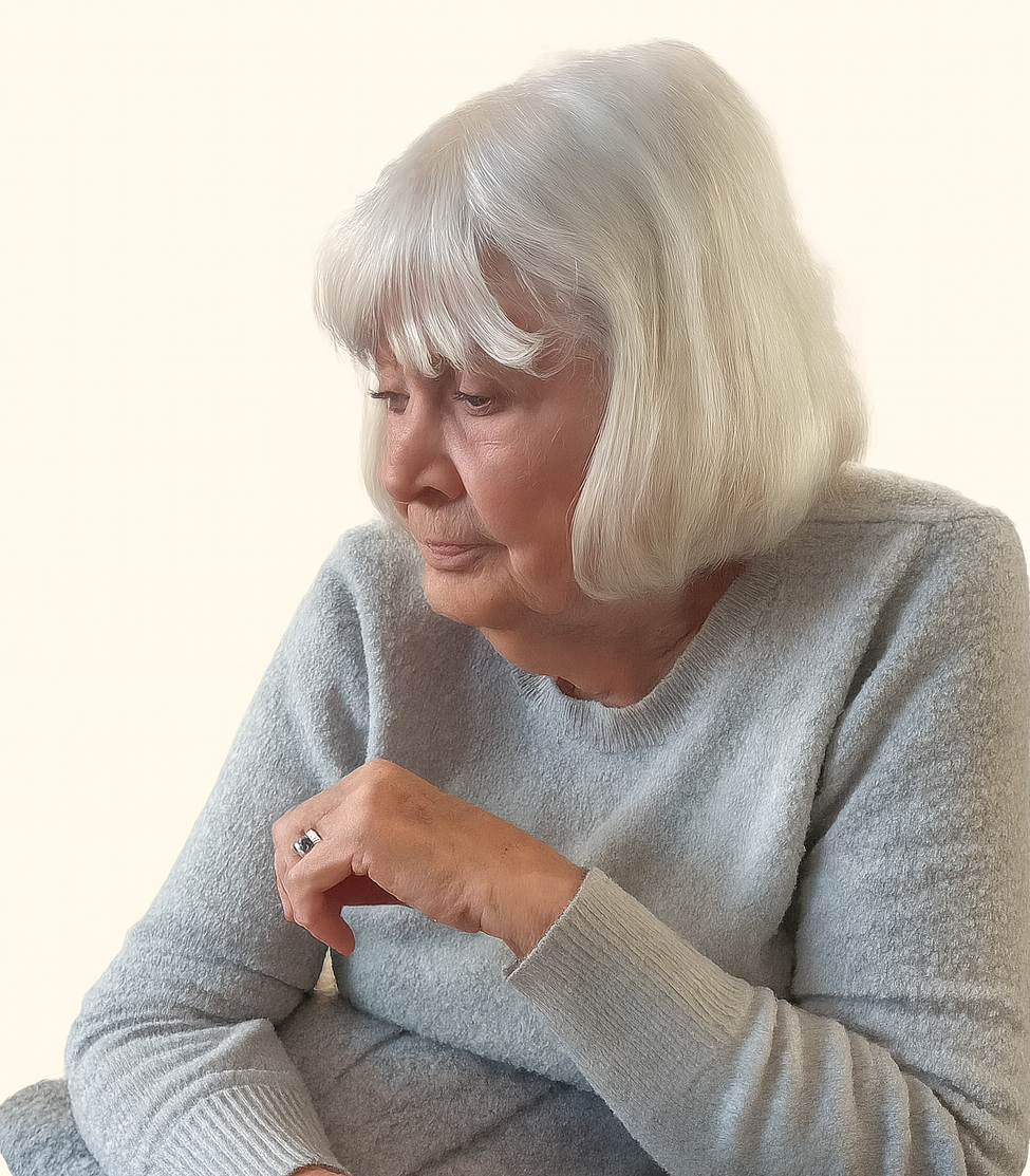This final restoration presents Brenda in a beautifully dignified way. The image has been carefully refined to achieve a high-quality finish: her features are crisp and clear, with natural skin tones and softened shading that bring out warmth and cha