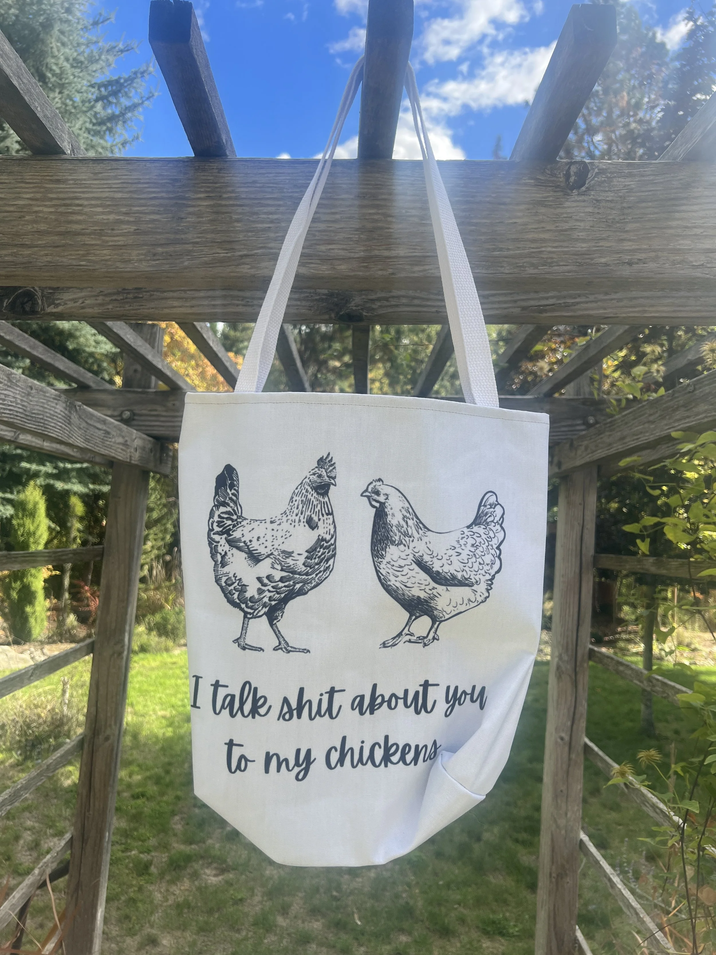 Chicken Shit Tote Bag