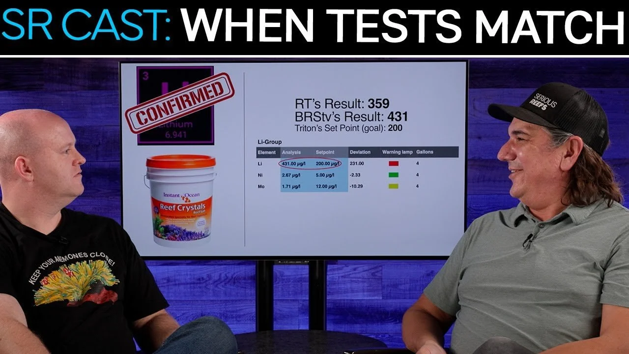 Pt 2 - Reef Salt Mix Testing Confirmed? When Two Labs Agree, Everything Changes