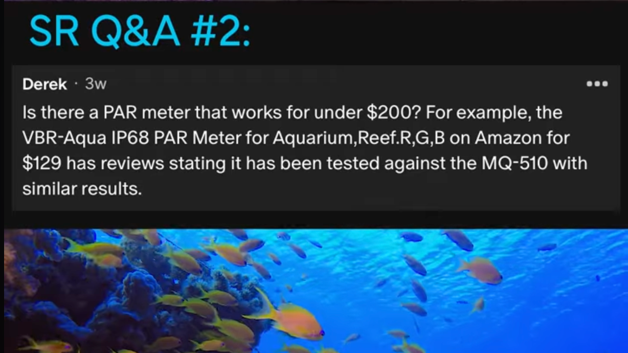 Best PAR meter for reef tank? Affordable options that actually work | SR FAQ #2