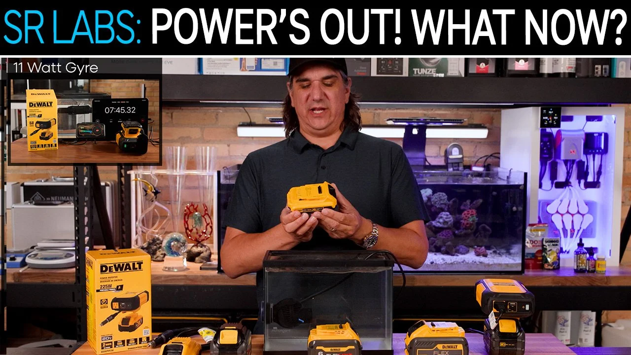 Are DeWALT Batteries A Legit Reef Tank Solution During A Power Outage? | SR LABS
