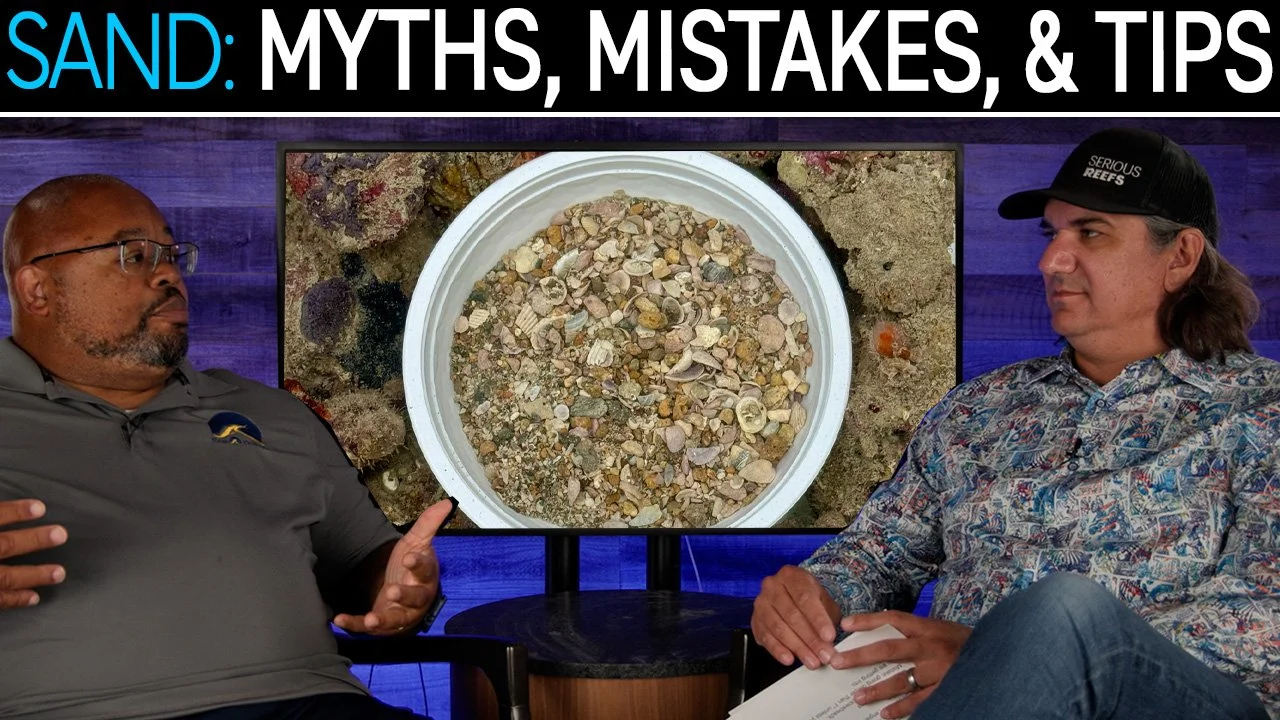 Reef Tank Sand: Myths, Mistakes, &amp; Tips | SR CAST Greg Carroll