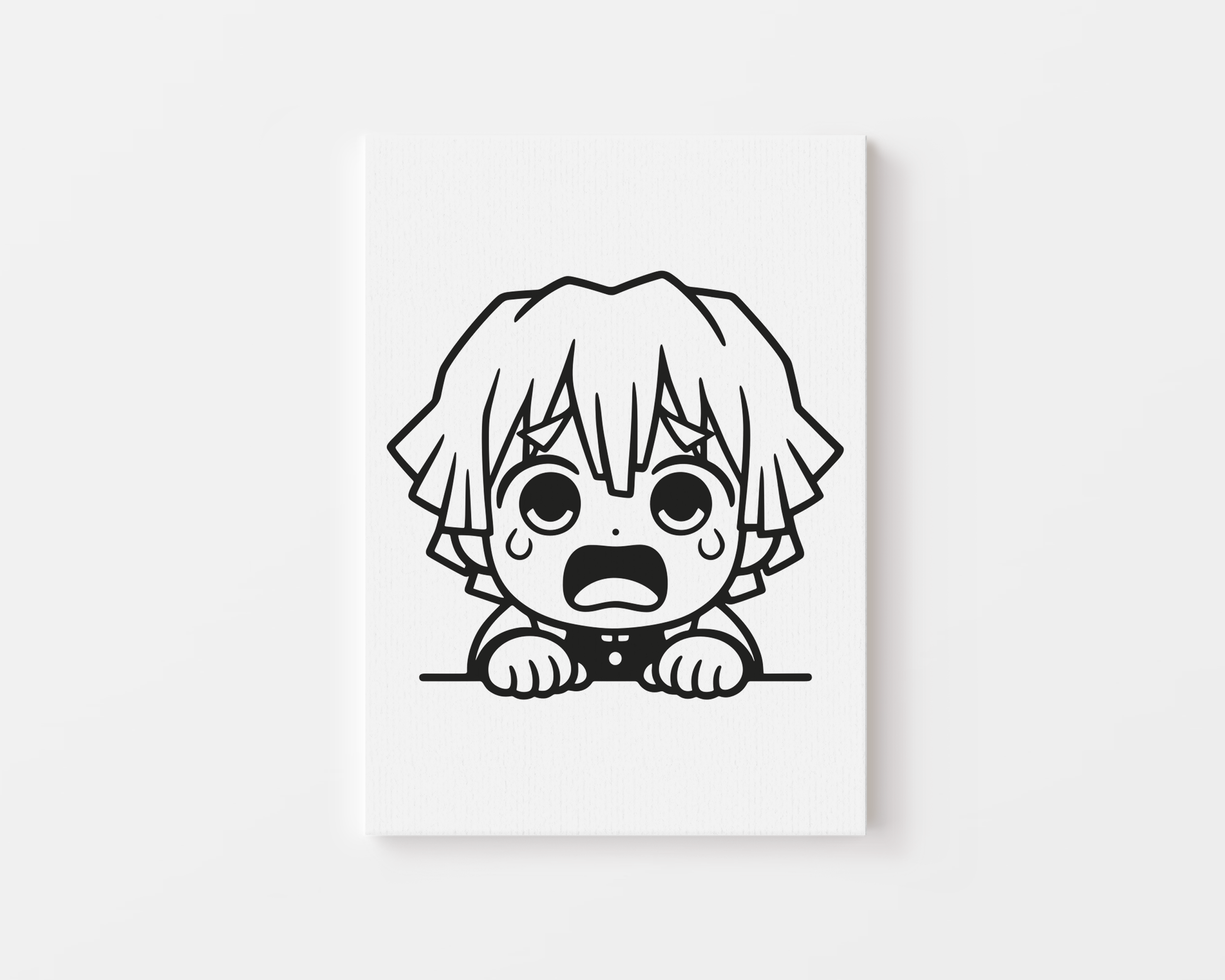 Electric Scaredy Cat Canvas