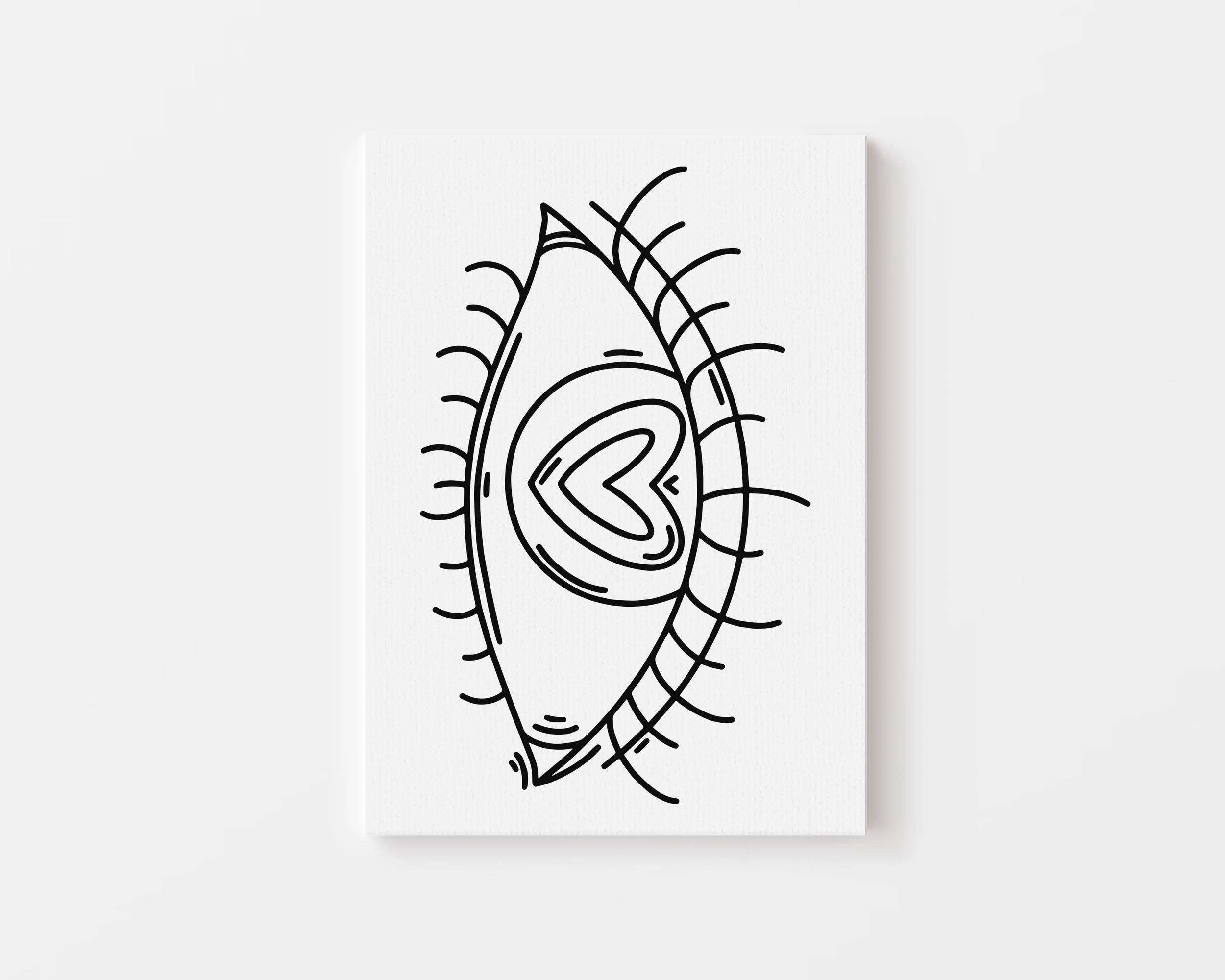 Heart Eye Canvas