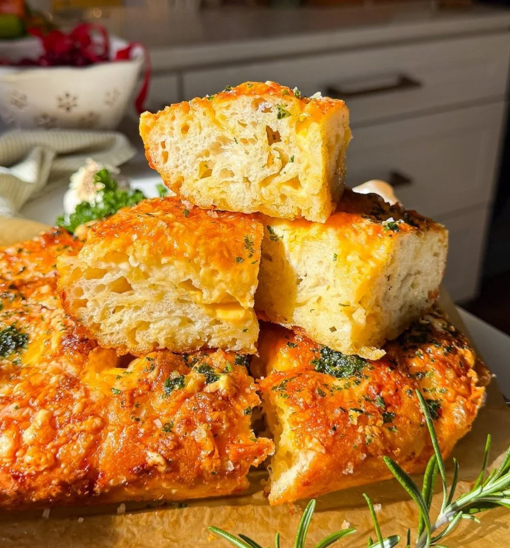 Cheddar + Chive Focaccia