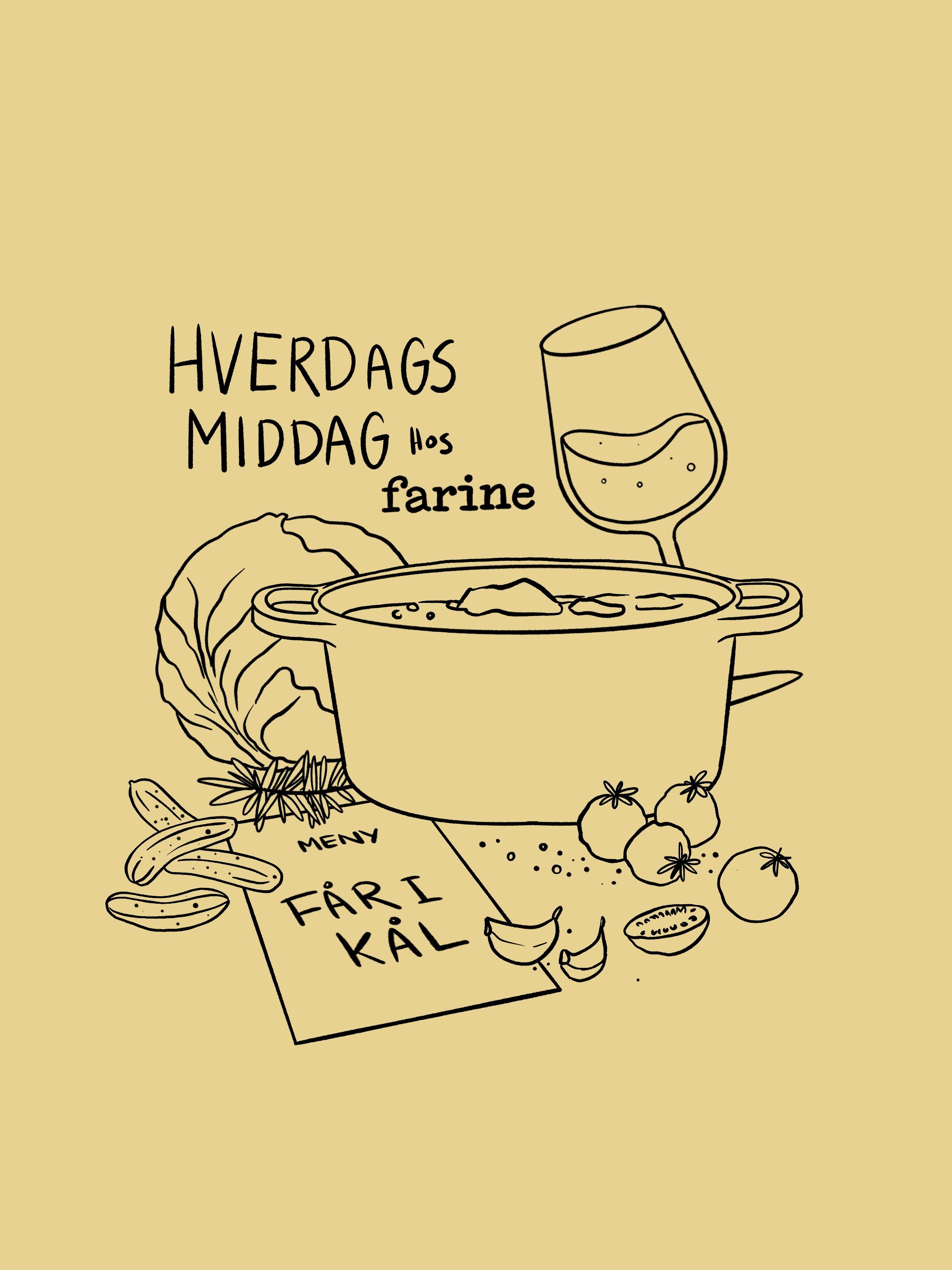 Hverdagsmiddag #1 - Får i kål