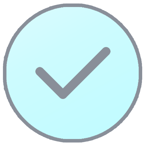 Checkmark icon.