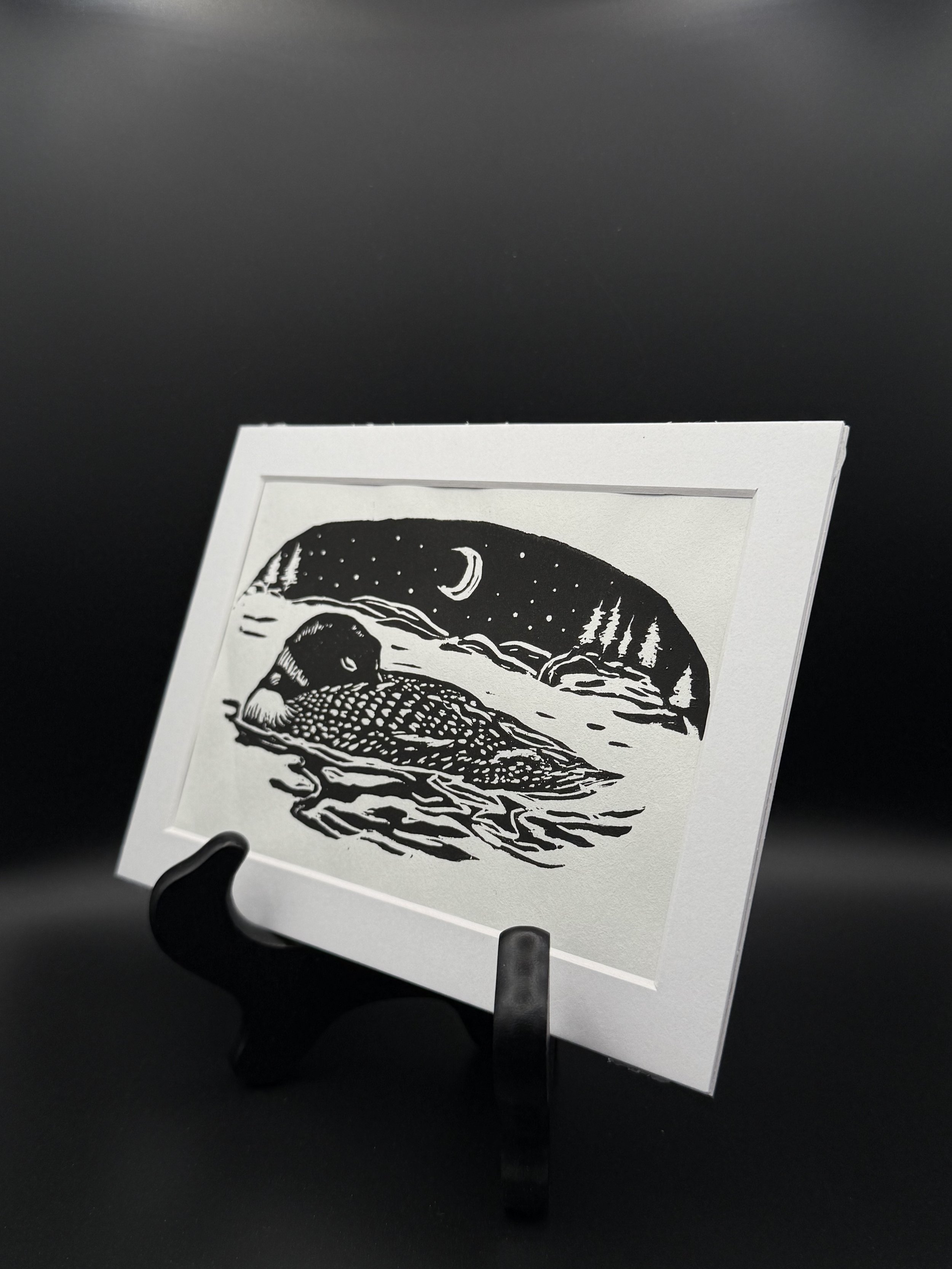 Sleeping Loon Print