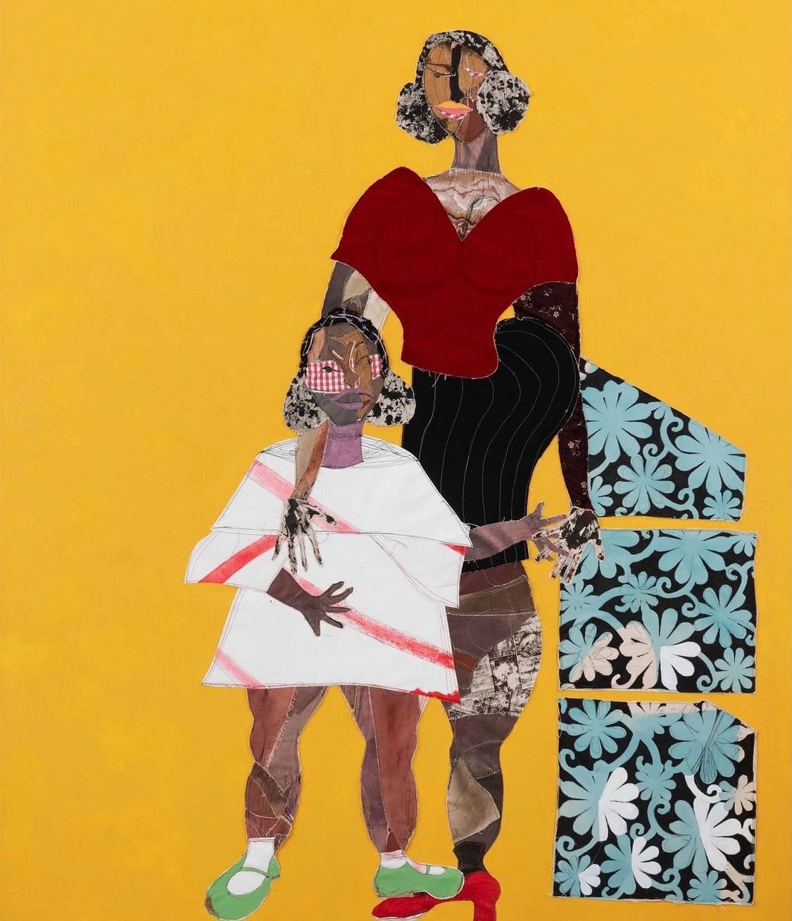 aria&rsquo;s notes + moodboard for 2026. 

the less you hate, the more cheese you make! 🫶🏾, aria 

artist: TSCHABALALA SELF. 

more on this artist: 

TSCHABALALA SELF is an American artist best known for her depictions of Black female figures using