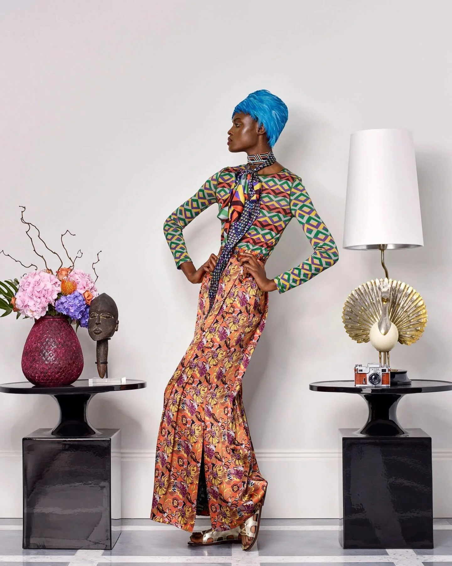 :: from my own archive: DURO OLOWU. 

as a longtime connoisseur and collector of Dries Van Noten i&rsquo;ve noticed a trend: Dries becomes your entry into clash and pattern play and then your palate for it grows, and you thankfully discover DURO OLOW
