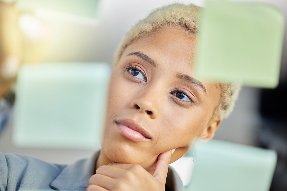 Woman thinking