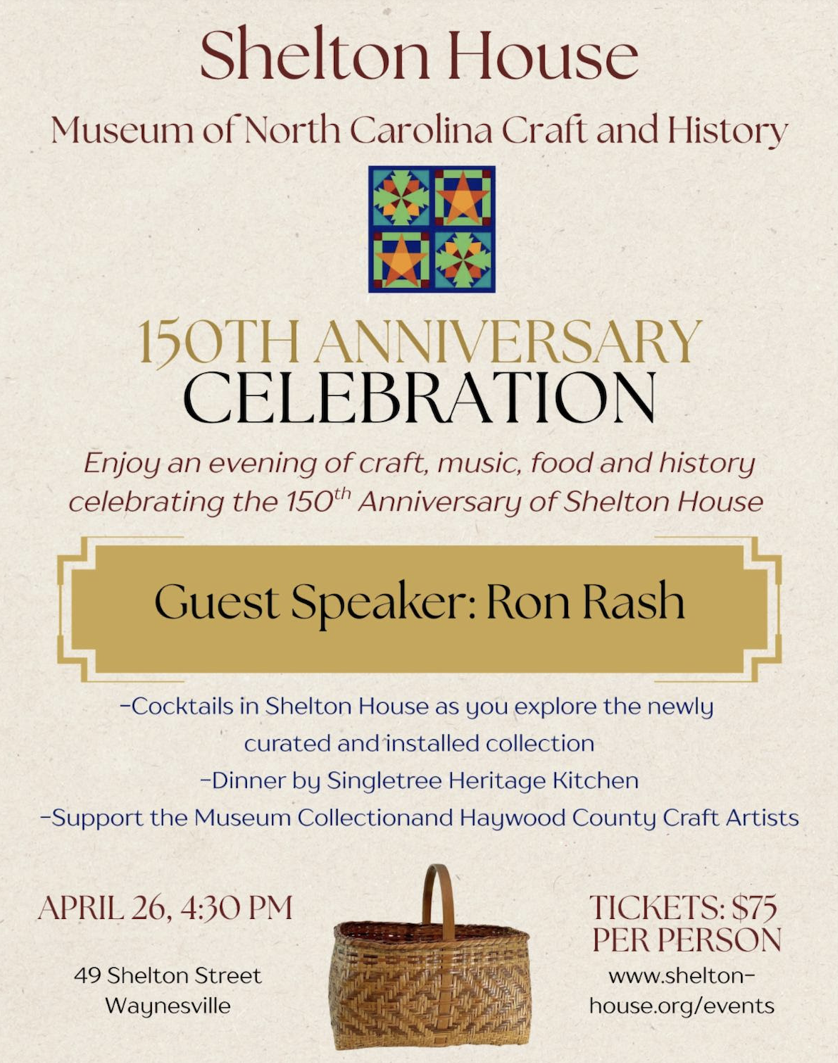 150th Anniversary Fundraiser