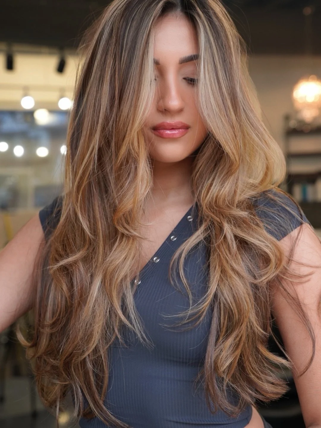 the glow will always show ✨
hair care = self care 🤍