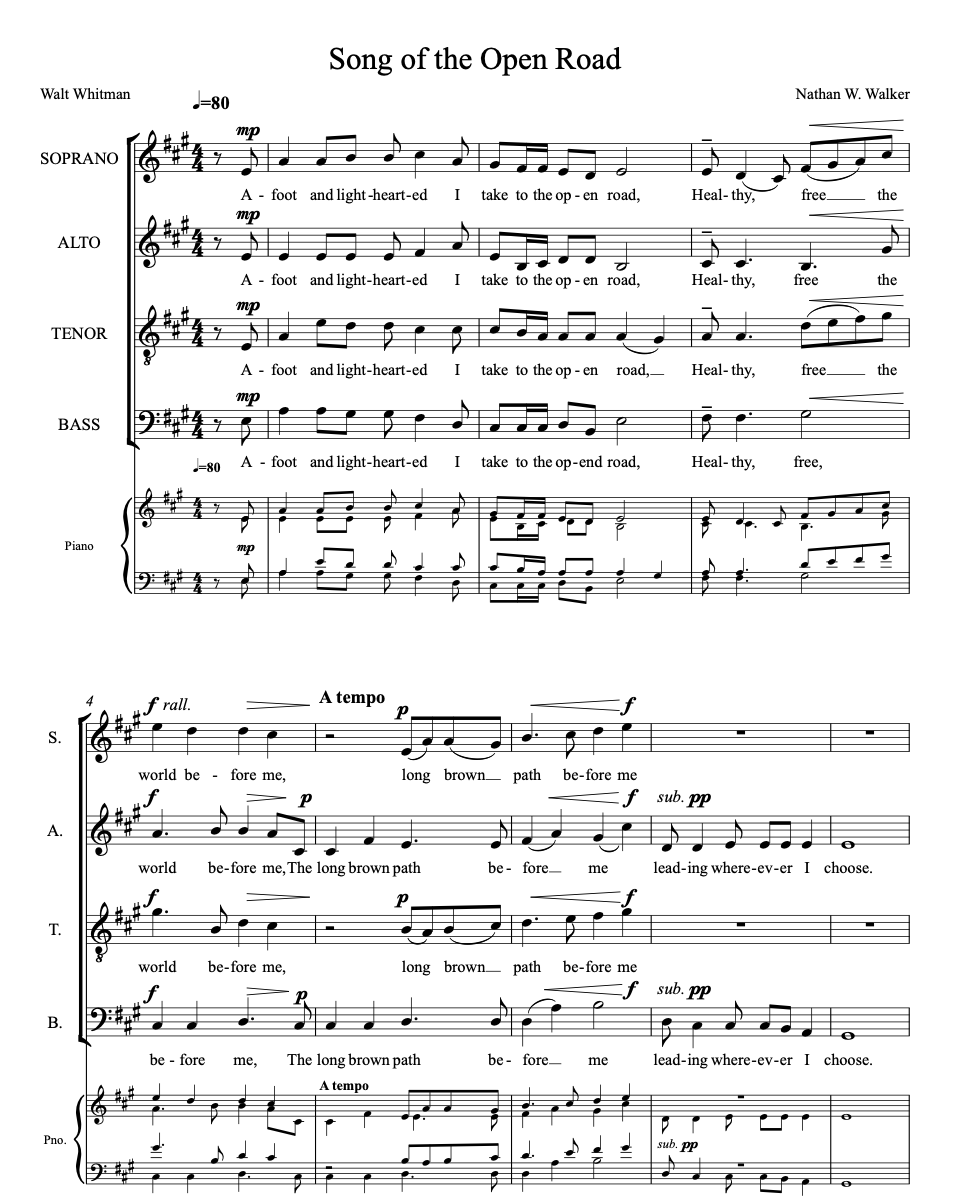 Song of the Open Road