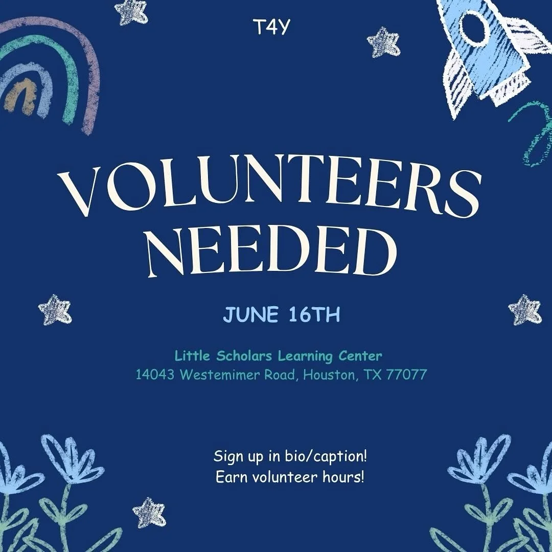 Come join us on June 16th at 11am at Little Scholars Learning Center to host fun activities for the children! 
Sign up now: https://docs.google.com/forms/d/12w_v-vDV_7ZKxof2TZXbKwGustuXuJG51-PSSQ9NSvQ/edit