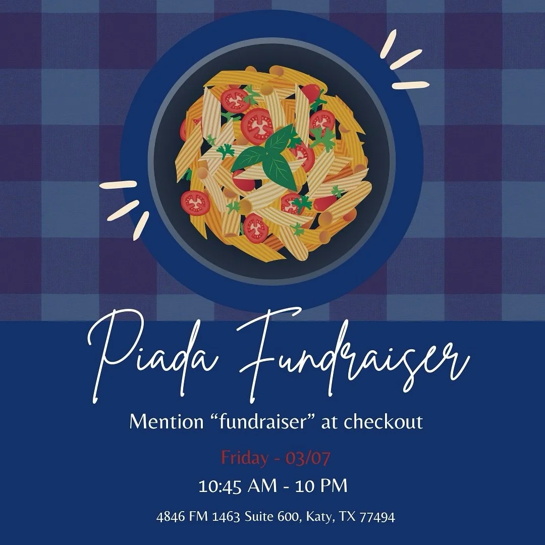 Come support T4Y this Friday @ Piada! Make sure to mention &ldquo;fundraiser&rdquo; at checkout for 20% of profits to be donated.