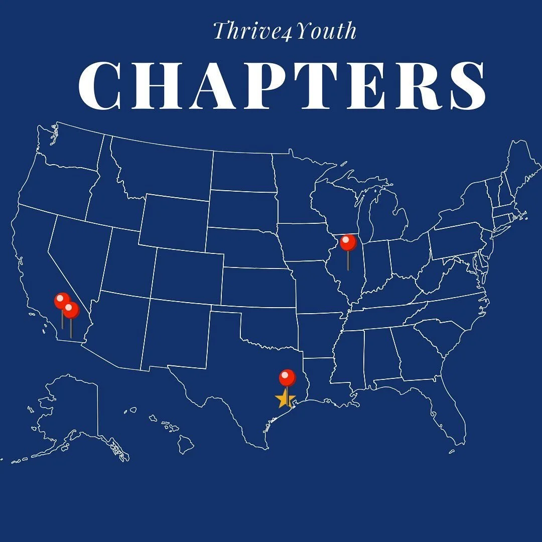 Thrive4Youth is happy to announce the official launch of their new chapters in Illinois and California! These chapters have been successfully running for a couple of months, and together the T4Y teams will make increased impacts to benefit the commun