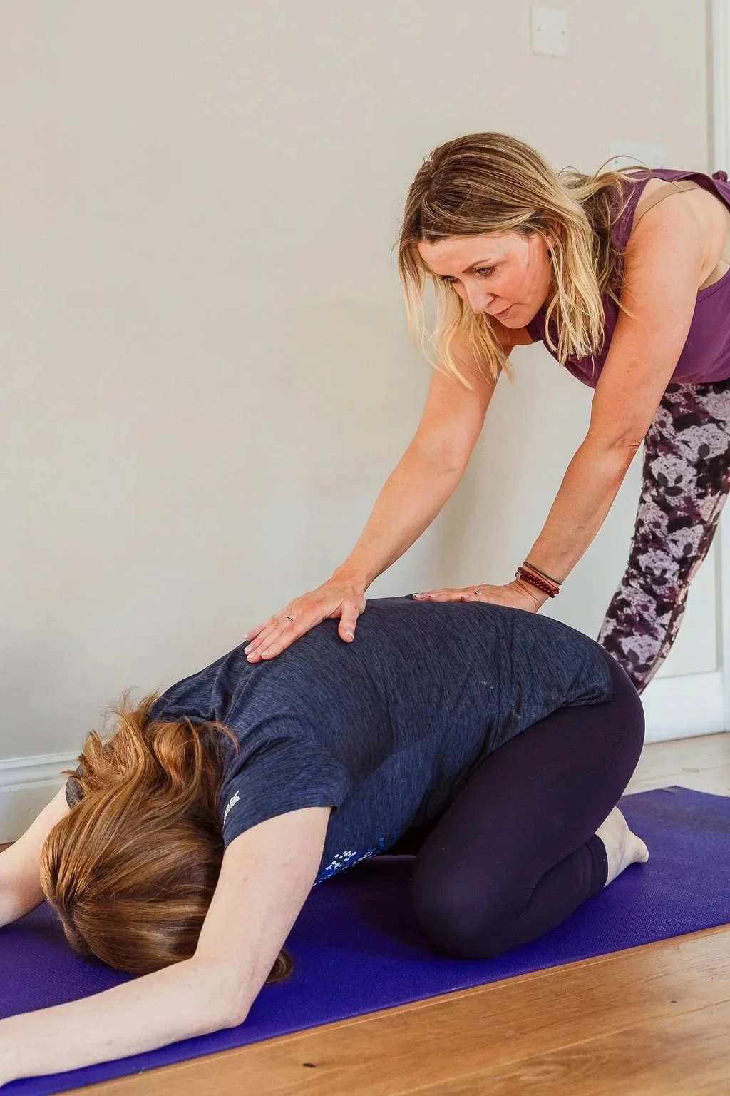 Trish Reddington supporting a client in a private session in Castlebar County Mayo