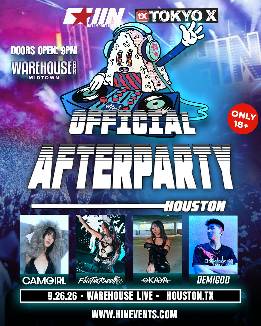 OFFICIAL AFTERPARTY - HOUSTON
