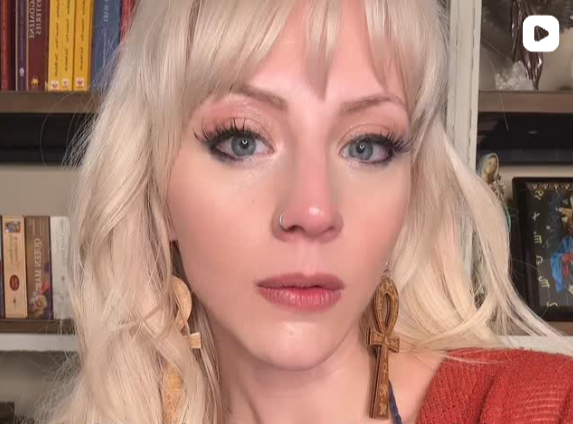 Portrait of Ruby Wolf, astrologer and spiritual teacher sharing living teachings and reflections