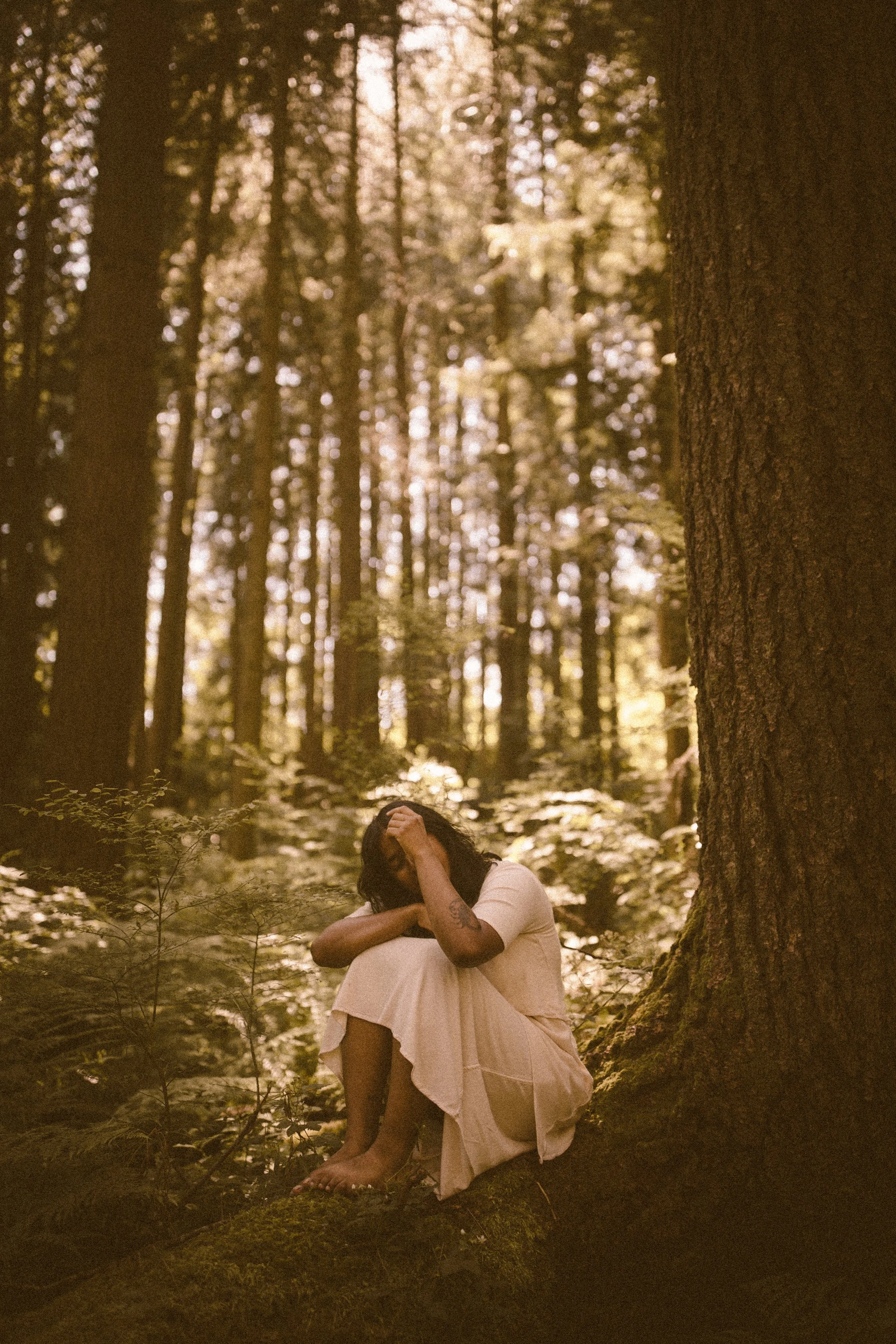 sacred woman in the forest