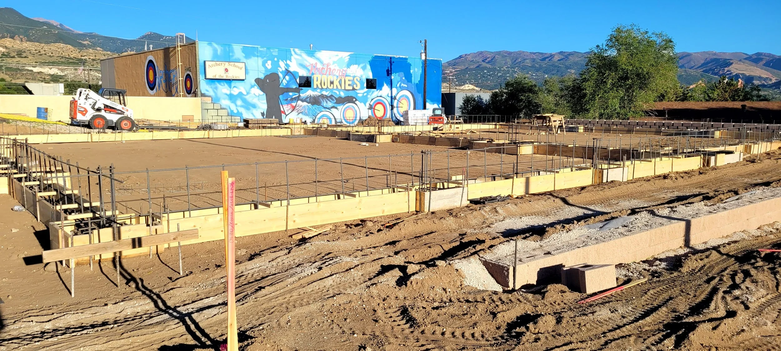 entire site of footers (SE cnr looking NW)