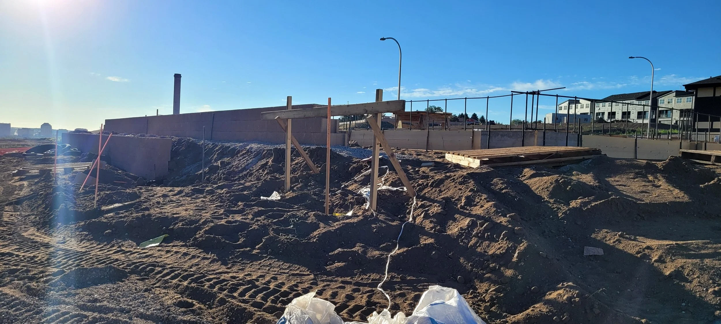 NW corner of property looking toward SE (lowest portion of property)