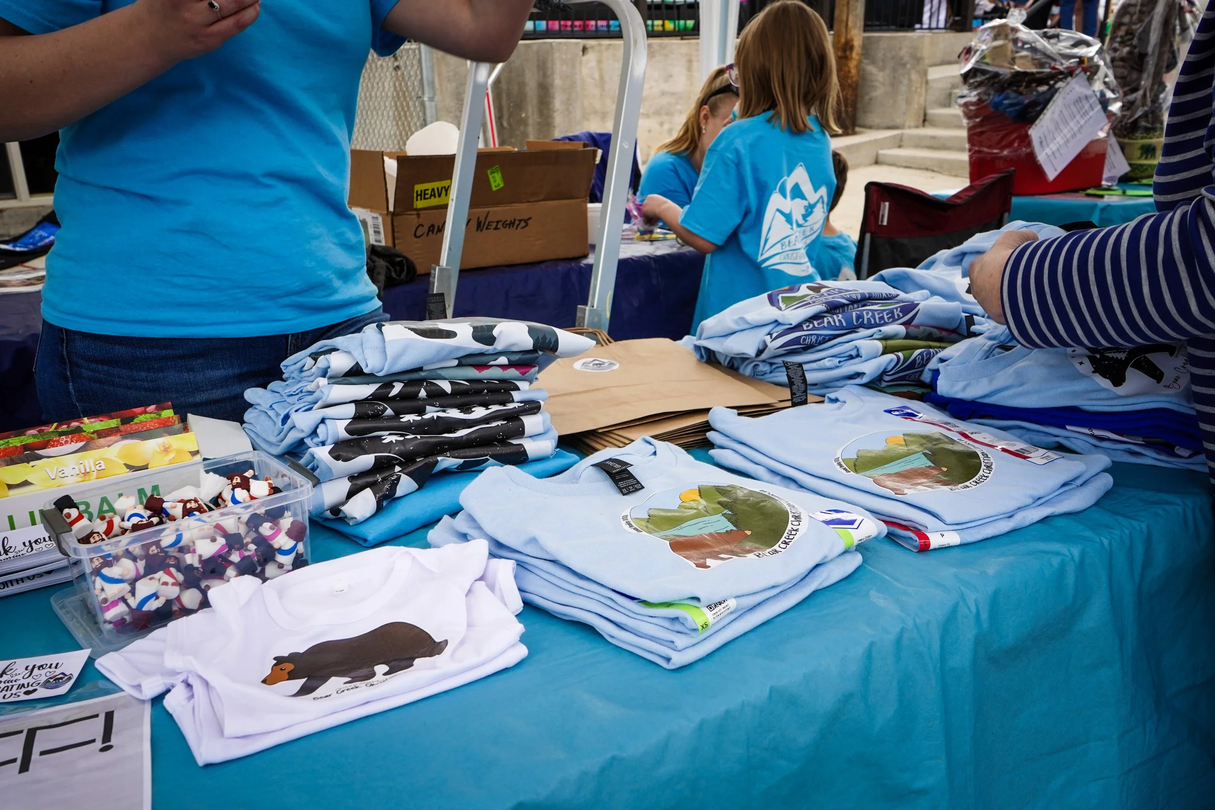 hey! those are nice t-shirts!  Can I have one?  why YES you can - come on by