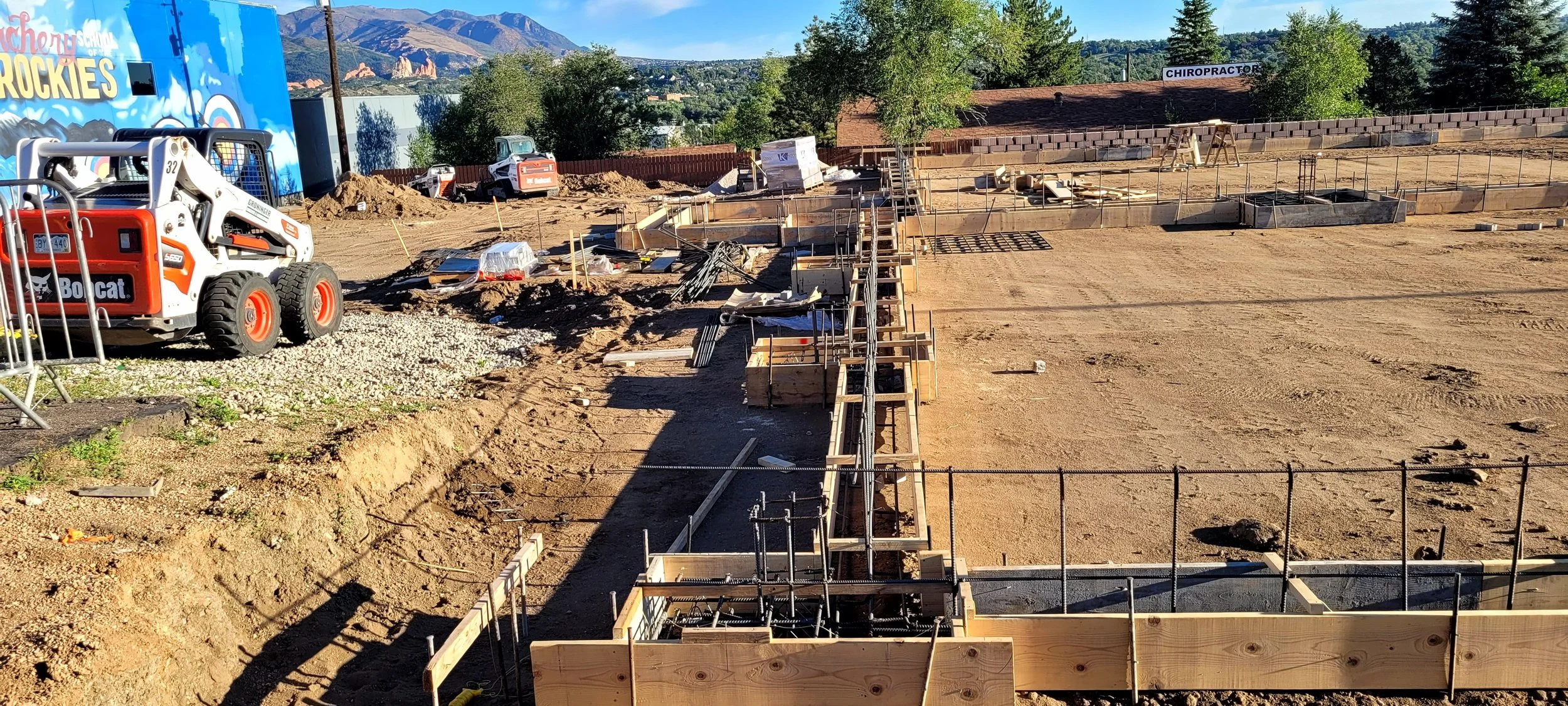 west footer form wall