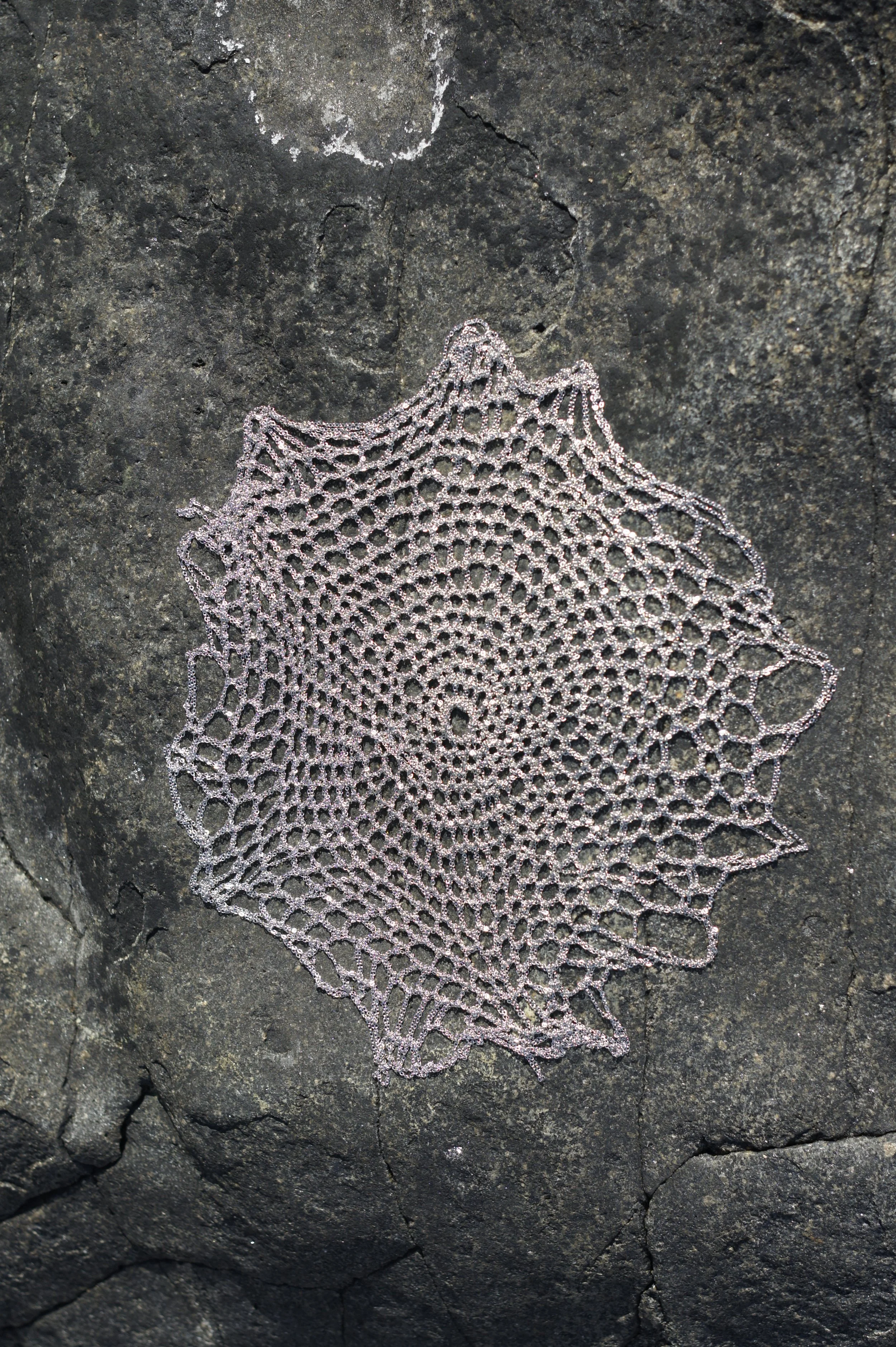 a web I spun for your plate to rest upon