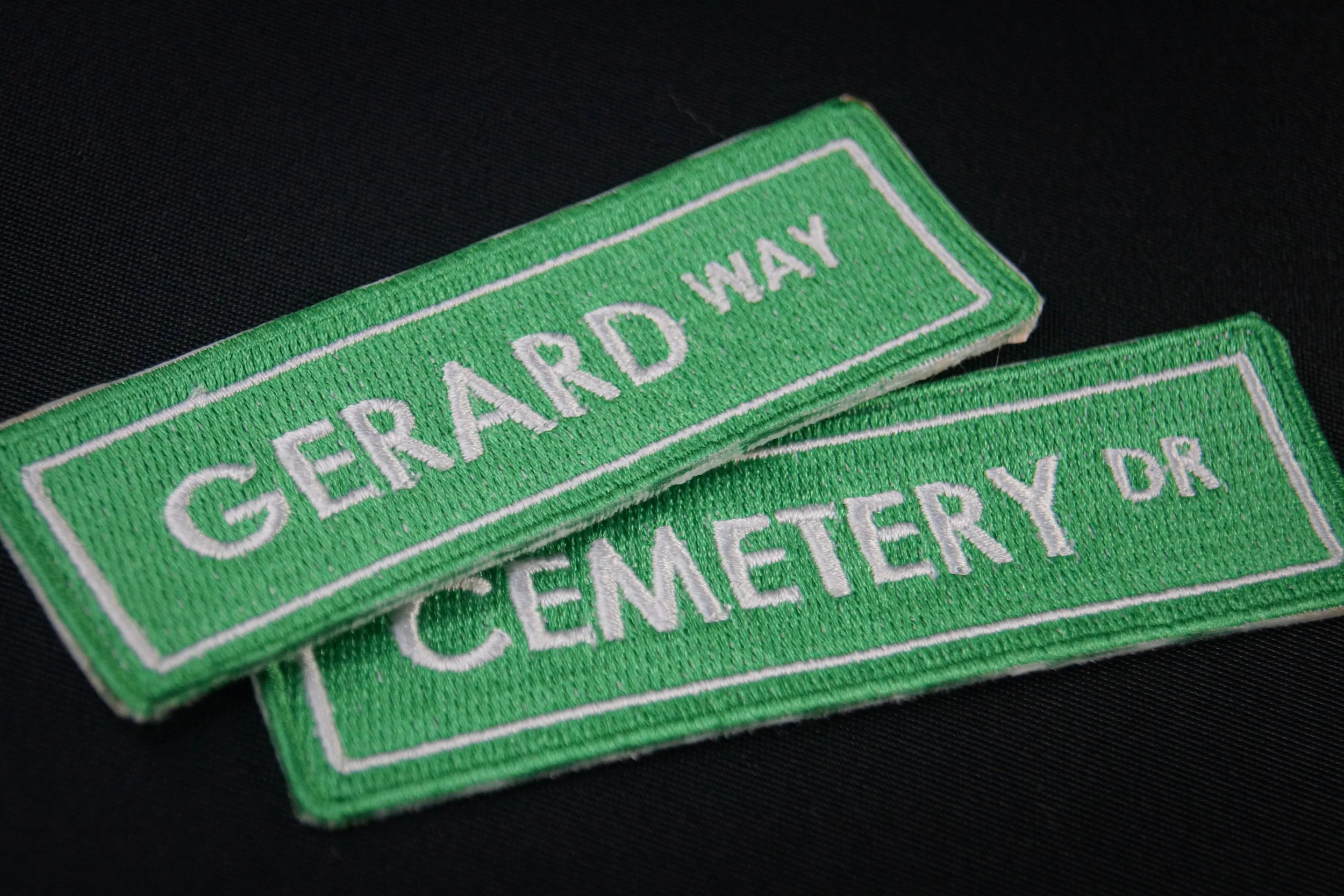 MCR Street Signs Embroidered Iron-On Patches