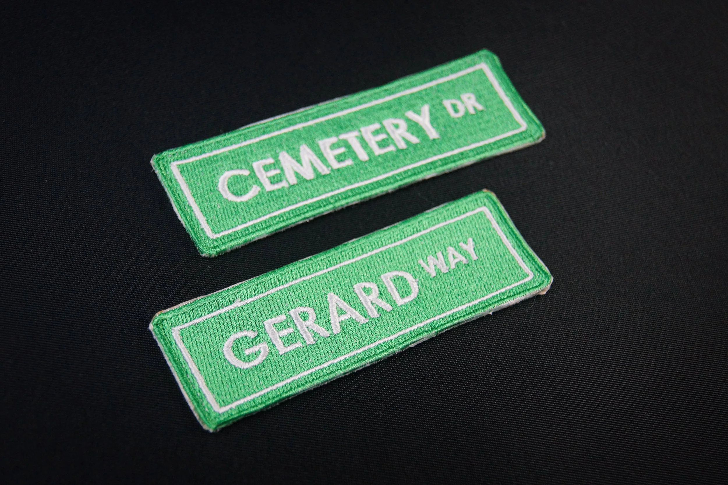 MCR Street Signs Embroidered Iron-On Patches
