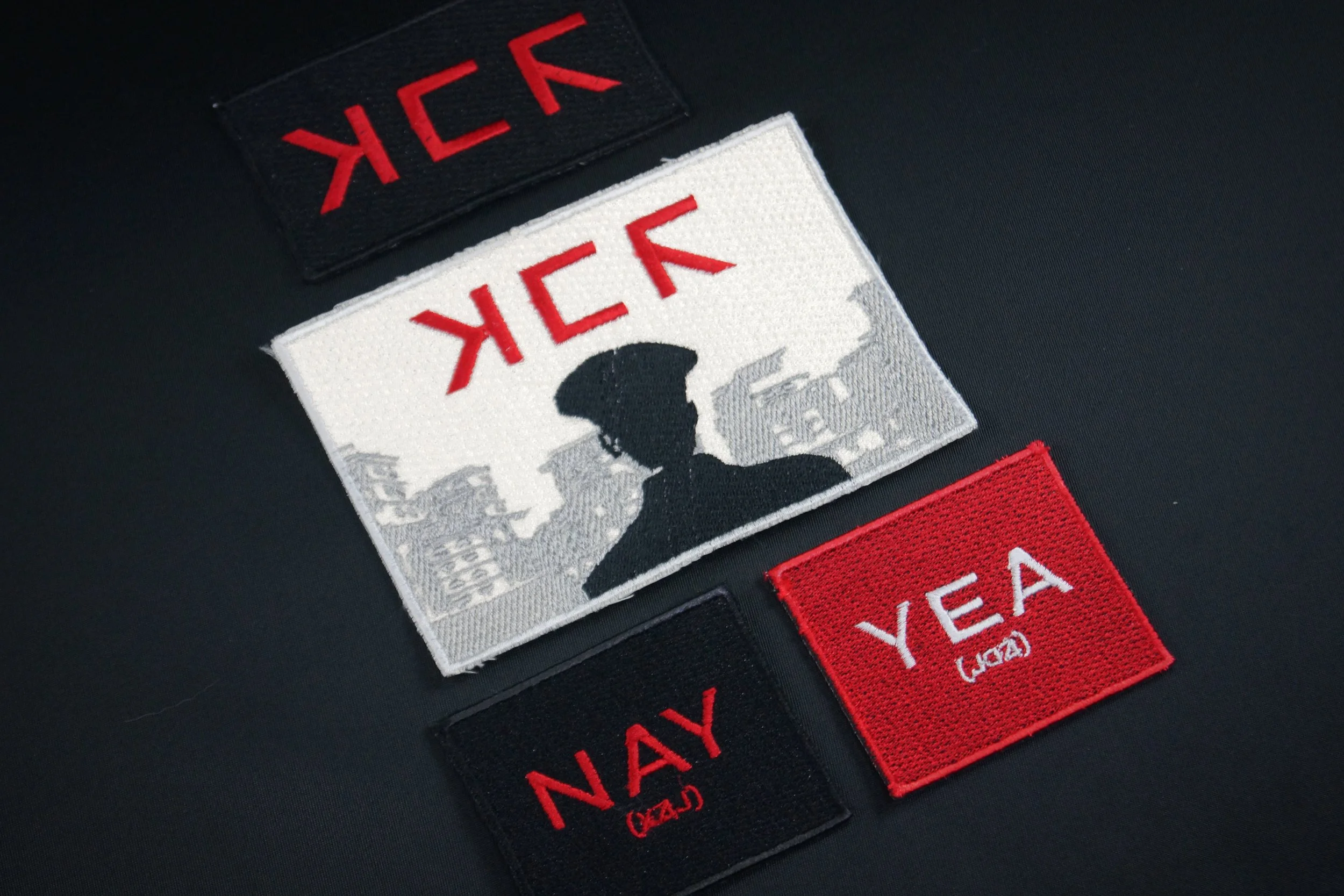 Keposhka-Inspired Embroidered Iron-On Patches